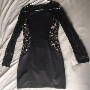 Black long sleeve dress